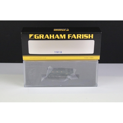 67 - Four cased Graham Farish by Bachmann N gauge locomotives to include 372-206 Class 3F Jinty 47231 BR ... 
