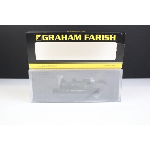 67 - Four cased Graham Farish by Bachmann N gauge locomotives to include 372-206 Class 3F Jinty 47231 BR ... 