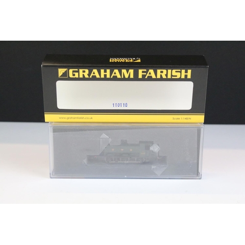 68 - Four cased Graham Farish by Bachmann N gauge locomotives to include 372-325 Standard Class 3MT 82016... 