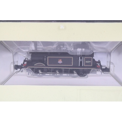 76 - Three cased Dapol N gauge locomotives to include ND-024 45xx Straight Tank British Railways 4571, ND... 