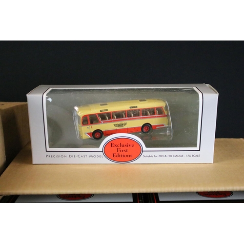 1026 - 76 Boxed 1/76 scale EFE Exclusive First editions diecast model buses and commercials featuring 00 sc... 