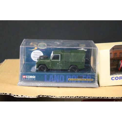 1027 - 36 Boxed / cased Corgi diecast model featuring mainly public and road transport to include 05605 Bed... 