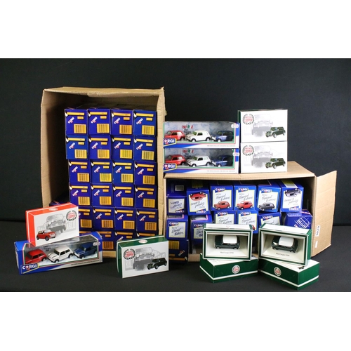 1029 - 57 Boxed Mini Related Corgi diecast models featuring variations and duplication to include C330/3, C... 