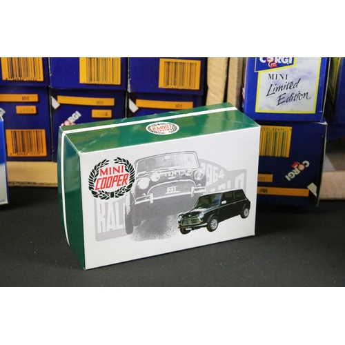 1029 - 57 Boxed Mini Related Corgi diecast models featuring variations and duplication to include C330/3, C... 