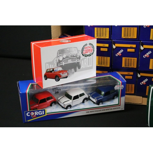 1029 - 57 Boxed Mini Related Corgi diecast models featuring variations and duplication to include C330/3, C... 