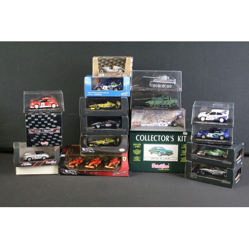 1030 - 36 Boxed / cased diecast models, mainly F1 & racing related to include 4 x Deetail Cars featuring Co... 