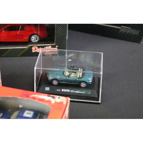 1030 - 36 Boxed / cased diecast models, mainly F1 & racing related to include 4 x Deetail Cars featuring Co... 