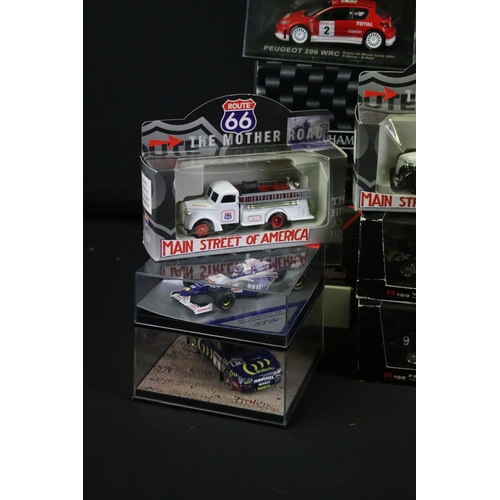 1030 - 36 Boxed / cased diecast models, mainly F1 & racing related to include 4 x Deetail Cars featuring Co... 