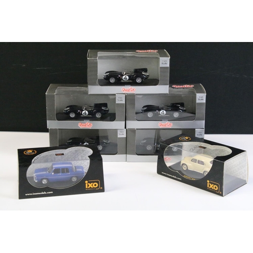 Seven cased 1/43 diecast models to include 5 x Vitesse Quartzo QLM040 ...