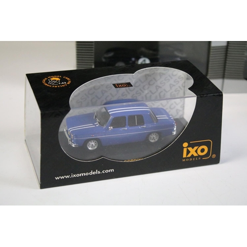 1031 - Seven cased 1/43 diecast models to include 5 x Vitesse Quartzo QLM040 Jaguar D Type, 2 x Ixo models ... 