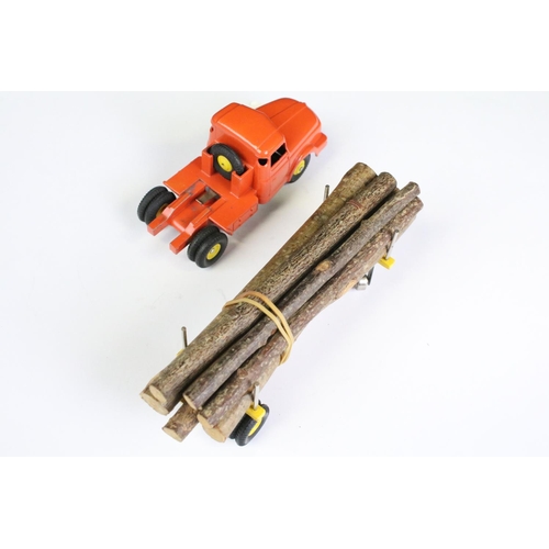 1561 - Two boxed French Dinky Supertoys diecast models to include 36A Log Carrier in burnt orange cab with ... 