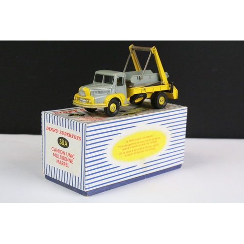 1563 - Two boxed French Dinky Supertoys diecast models to include 888 GBO Berliet Sahara recovery vehicle i... 