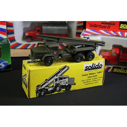 1068 - 22 Boxed Solido diecast models to include 2 x Les Militaires Collection models, 226 Bussing, 245 Kai... 