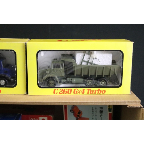 1069 - 14 Boxed commercial diecast models to include 4 x Diapet models featuring T-92 MAC Auto Transporter,... 