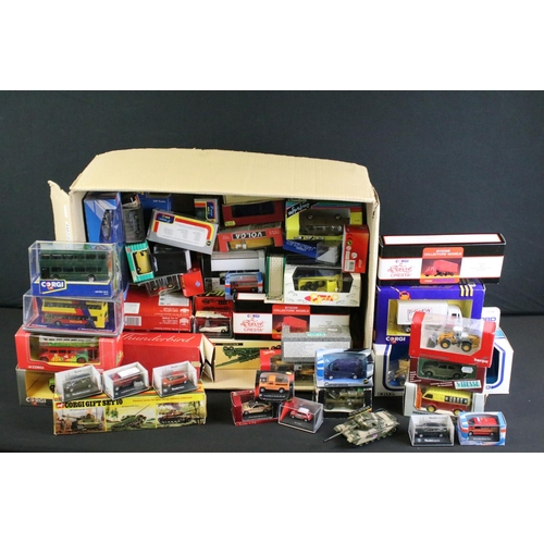 1072 - Around 80 boxed / cased diecast models to include Corgi Original Omnibus, Corgi Bypost, Corgi Classi... 