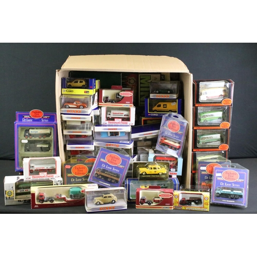 1074 - Large Collection of around 100 boxed / carded / cased diecast models to include Oxford Diecast, EFE ... 