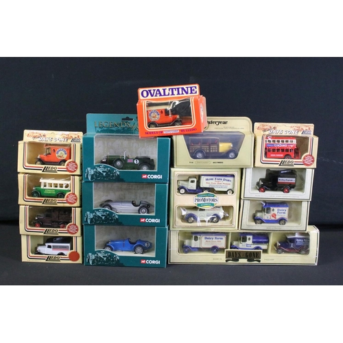 1077 - 31 Boxed diecast models to include Lledo Days Gone, 3 x Corgi Legends Of Speed models, Only Fools An... 