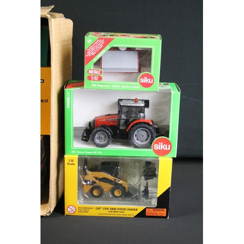 1084 - 14 Boxed 1/32 scale farming and construction related diecast models to include Britains JCB 3220 Fas... 