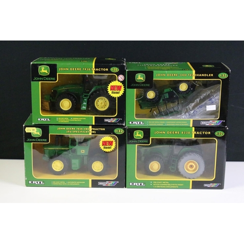 1088 - Seven boxed Britains 1/32 scale John Deere farming diecast models to include 42266 John Deere 7930 T... 