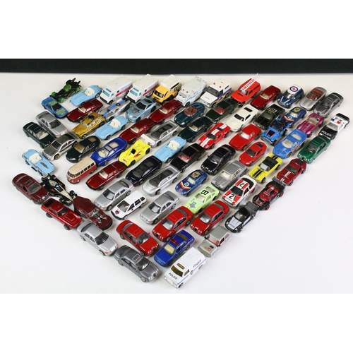 1096 - 72 diecast models to include Corgi, Hot Wheels and others featuring Jaguar XJ-S V12, Ford Crown Vict... 