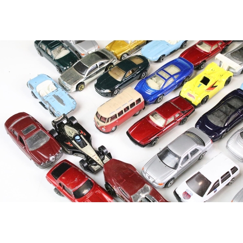 1096 - 72 diecast models to include Corgi, Hot Wheels and others featuring Jaguar XJ-S V12, Ford Crown Vict... 