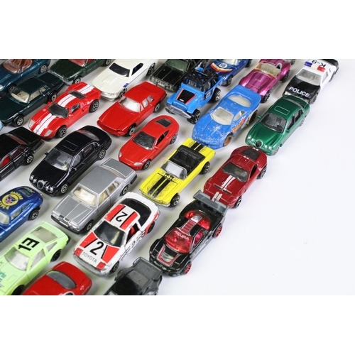 1096 - 72 diecast models to include Corgi, Hot Wheels and others featuring Jaguar XJ-S V12, Ford Crown Vict... 