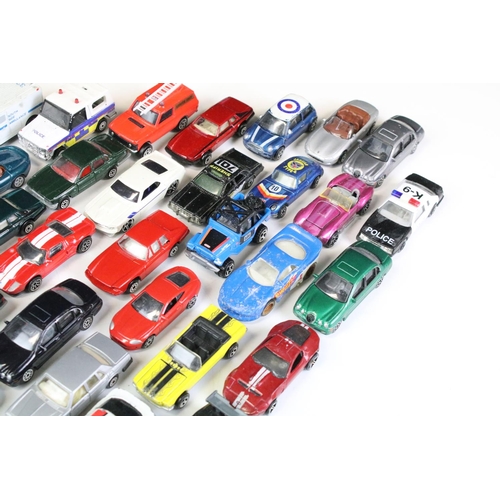 1096 - 72 diecast models to include Corgi, Hot Wheels and others featuring Jaguar XJ-S V12, Ford Crown Vict... 