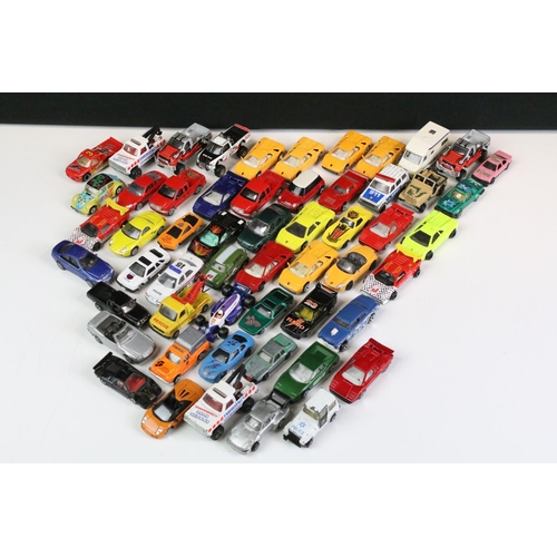 1097 - 55 diecast models to include examples from Corgi and Hot Wheels and others featuring Majorette 237 L... 