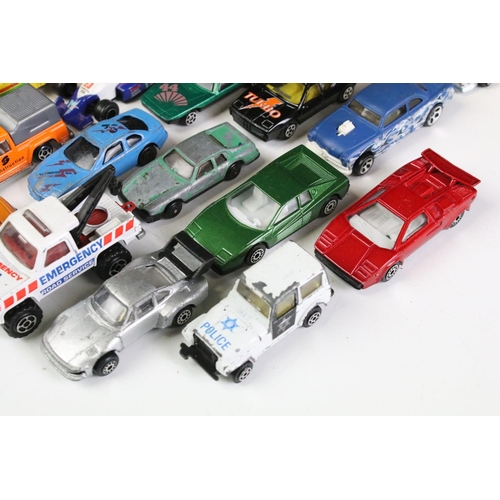 1097 - 55 diecast models to include examples from Corgi and Hot Wheels and others featuring Majorette 237 L... 