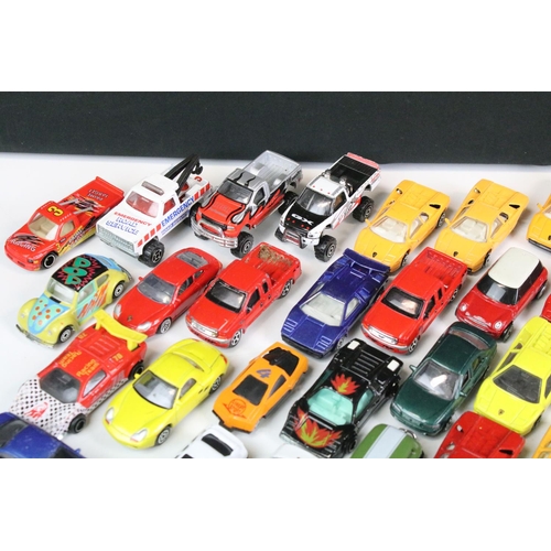 1097 - 55 diecast models to include examples from Corgi and Hot Wheels and others featuring Majorette 237 L... 