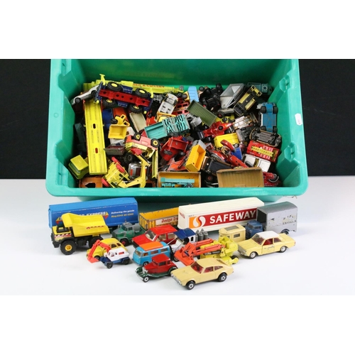 1099 - Collection of around 100 diecast models to include Corgi, Matchbox Superkings, Matchbox Superfast, D... 