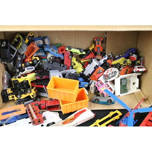 1107 - Quantity of play worn diecast models circa 1970s to include Matchbox, Corgi, Mattel Hotwheels etc