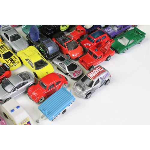 1109 - Around 50 diecast models to include Hotwheels, Corgi Realtoy etc