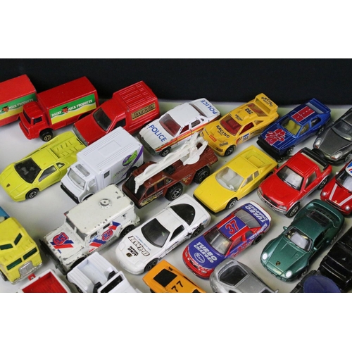 1109 - Around 50 diecast models to include Hotwheels, Corgi Realtoy etc