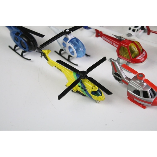 1110 - Around 100 diecast model helicopters to include examples from Matchbox, Corgi, ERTL, etc