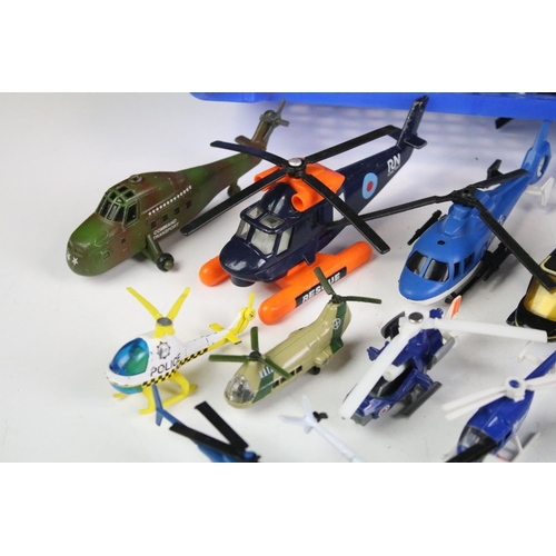 1110 - Around 100 diecast model helicopters to include examples from Matchbox, Corgi, ERTL, etc