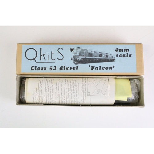 216 - Five boxed OO gauge model locomotive kits to include an unbuilt Liliput 104 Western Blue, K's GWR Di... 