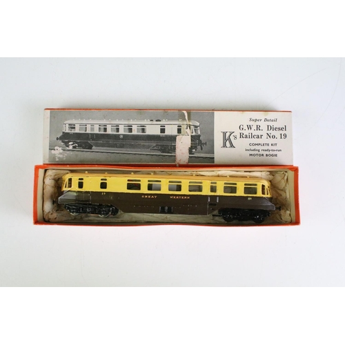 216 - Five boxed OO gauge model locomotive kits to include an unbuilt Liliput 104 Western Blue, K's GWR Di... 