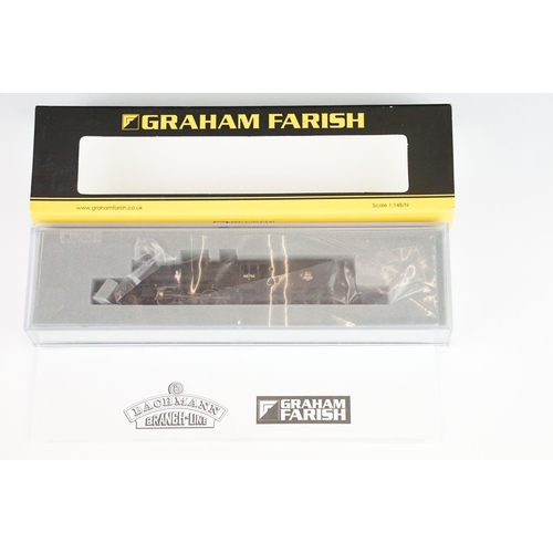 10 - Three cased Graham Farish by Bachmann N gauge locomotives to include 372-135 Black 5 5020 LMS black ... 