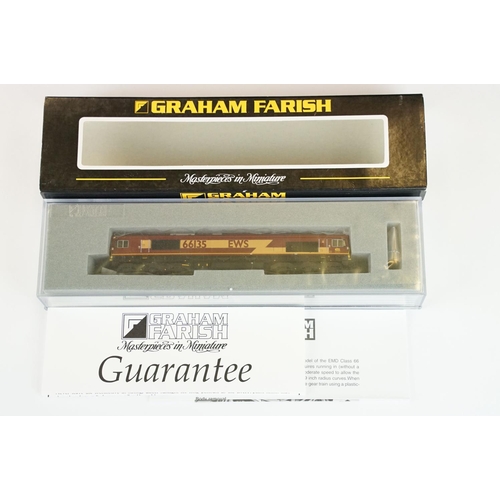 17 - Three cased Graham Farish by Bachmann N gauge locomotives to include 371-601 Class 42 Diesel D822 He... 