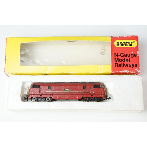 173 - 14 N gauge locomotives to include cased  Fleischmann Piccolo 7218, boxed Hornby Minitrix 206 Benbow,... 