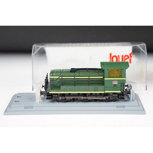 178 - Six boxed / cased Jouef HO gauge locomotives to include 850300 Diesel C 61004, HJ2125 Diesel C61002,... 