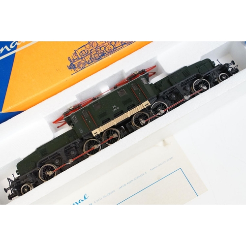 179 - Three boxed HO gauge locomotives to include Roco International 4149A Krokodil DBB Elektrolokomotive ... 