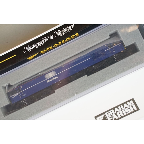 18 - Three cased Graham Farish by Bachmann N gauge locomotives to include 371-350 Class 60 Diesel 60052 G... 