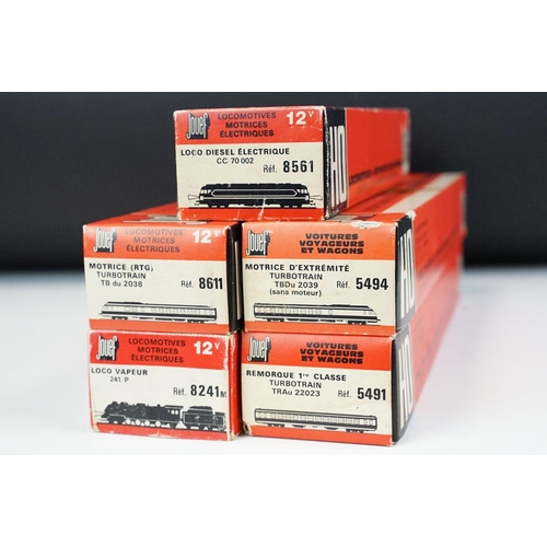 182 - Two boxed Jouef HO gauge locomotives to include 8561 Loco Diesel Electrique CC 70002 and 8241 Loco V... 