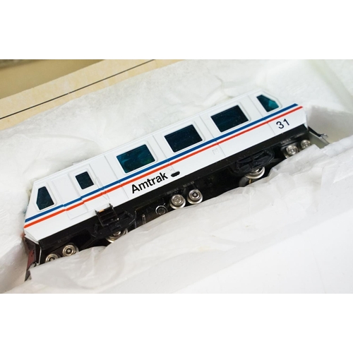 184 - Two boxed Bachmann 5 locomotives to include Gandy Dancer and Plasser EM80C