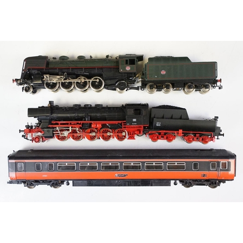 187 - 13 HO gauge locomotives to include Gutzoid, Jouef, RSO, Lima, Fleischmann featuring Gutzoid 118 142-... 