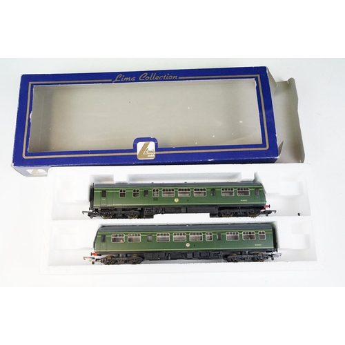 194 - Six boxed Lima OO gauge DMU, locomotives and motor cars to include 149895A8 DMU101, L204648 Diesel L... 