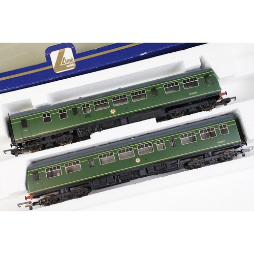 194 - Six boxed Lima OO gauge DMU, locomotives and motor cars to include 149895A8 DMU101, L204648 Diesel L... 