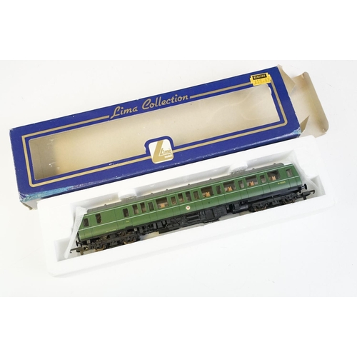 194 - Six boxed Lima OO gauge DMU, locomotives and motor cars to include 149895A8 DMU101, L204648 Diesel L... 